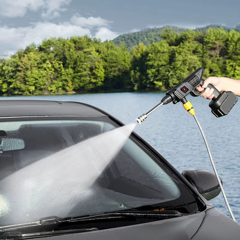 200W 50BAR Cordless High Pressure Car Wash Gun Foam Producer Water Gun Gun Spray Car Washing Machine for Makita 18V Battery